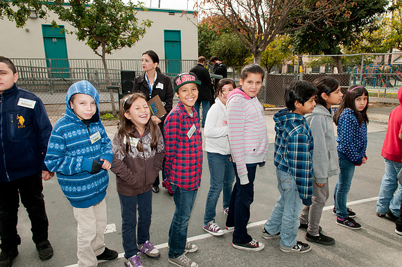 Leo Politi Elementary School, LAPD, Santa and Mrs. Claus - 2012