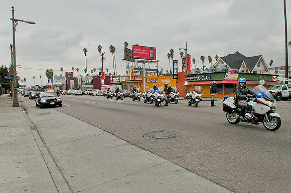 Leo Politi Elementary School, LAPD, Santa and Mrs. Claus - 2012