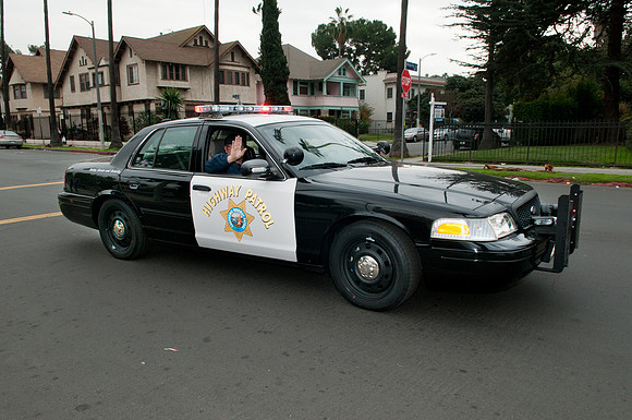 Leo Politi Elementary School, LAPD, Santa and Mrs. Claus - 2012