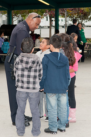 Leo Politi Elementary School, LAPD, Santa and Mrs. Claus - 2012