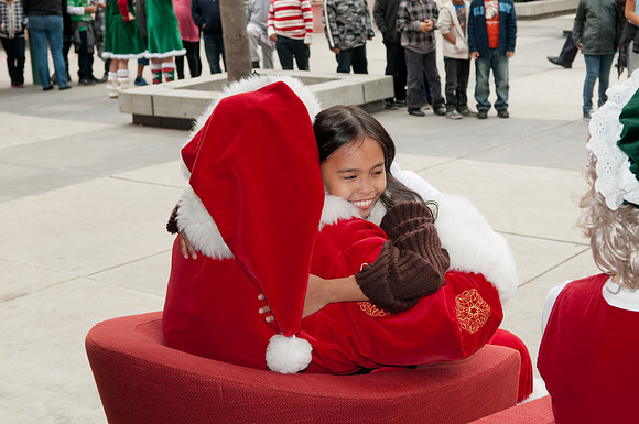 Leo Politi Elementary School, LAPD, Santa and Mrs. Claus - 2012