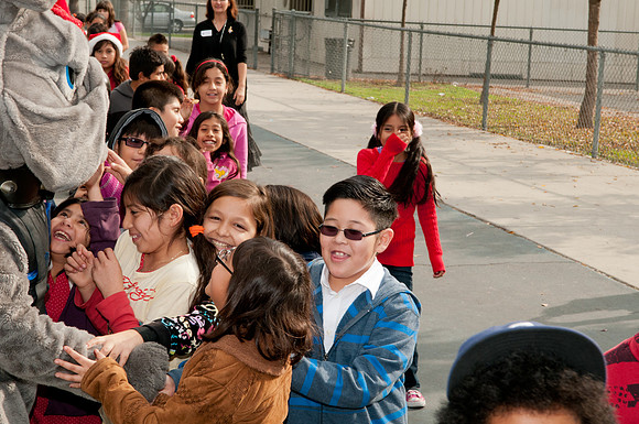 Leo Politi Elementary School, LAPD, Santa and Mrs. Claus - 2012