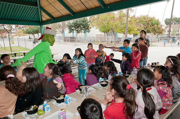 Leo Politi Elementary School, LAPD, Santa and Mrs. Claus - 2012