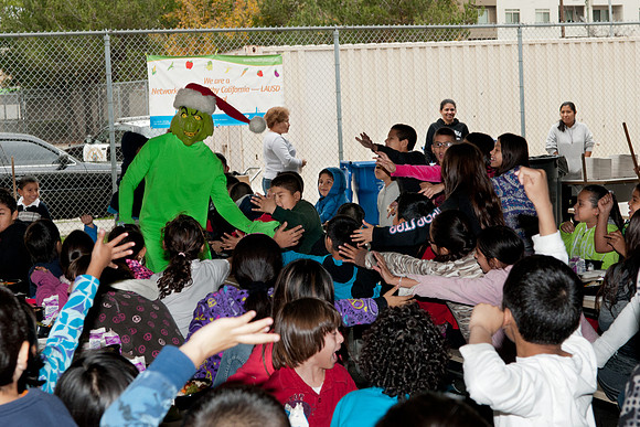 Leo Politi Elementary School, LAPD, Santa and Mrs. Claus - 2012