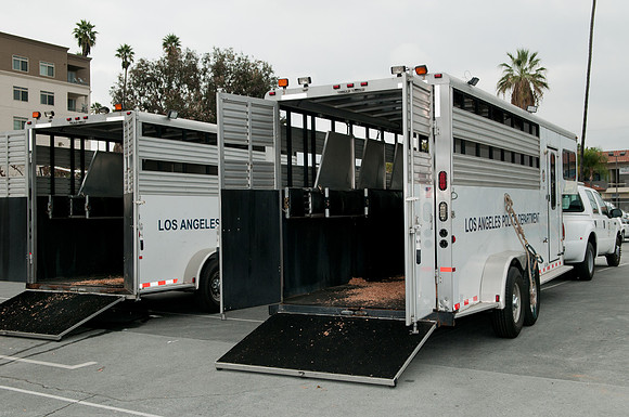 Leo Politi Elementary School, LAPD, Santa and Mrs. Claus - 2012