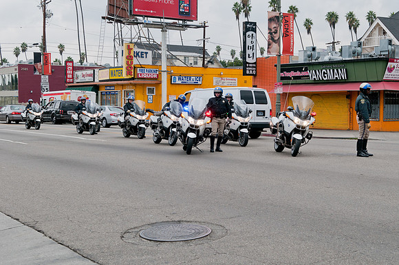 Leo Politi Elementary School, LAPD, Santa and Mrs. Claus - 2012